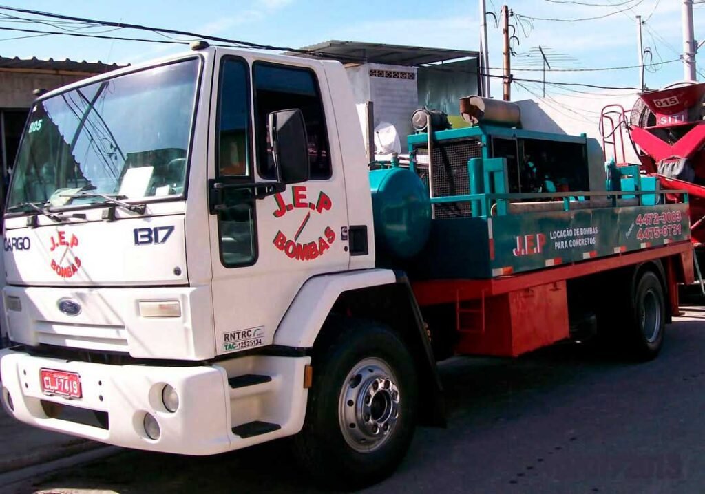 bombeamento de concreto usinado